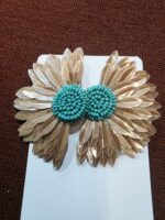 Radiant Blossom Metallic Earring - Image 3