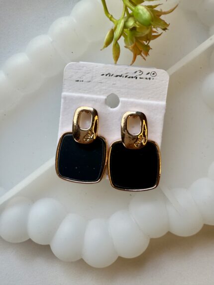 Elegant Square Drop Earrings
