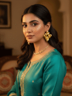 Statement Cluster Drop Earrings - Image 2