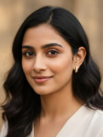 Elegant Hoop Earrings with Sparkling Detail - Image 2