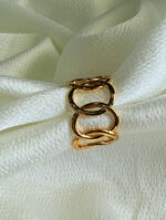Gold Chain Link Ring – Modern Elegance - Image 2